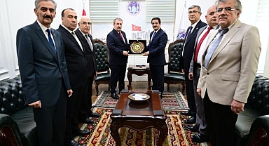 BBP Genel Başkanı Destici'den Başkan Taşkın'a ziyaret