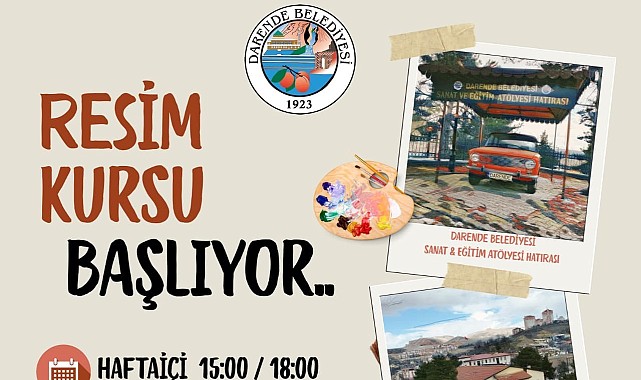 Darende'de resim kursu açılıyor