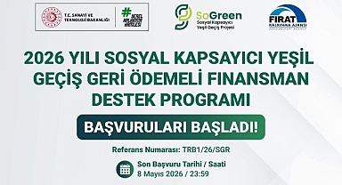 Fırat Kalkınma Ajansı'ndan KOBİ'lere 235 Milyon TL'lik yeşil dönüşüm finansmanı
