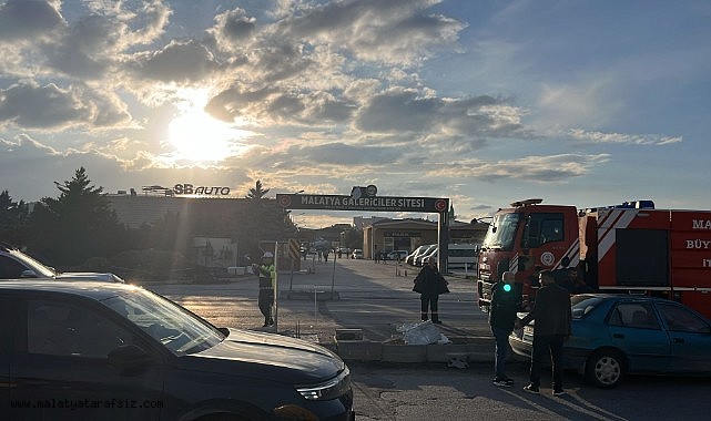 Malatya'da iki araç çarpıştı: 1 yaralı