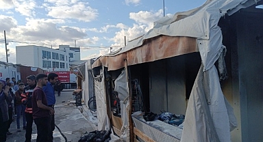 Malatya'da konteynerde yangın