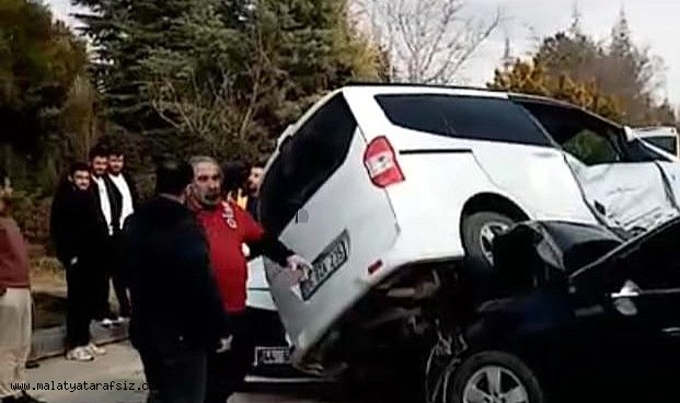 Malatya'da zincirleme kaza: 3 yaralı