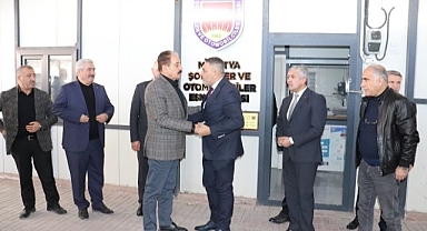 Malatya TSO'dan Şevket Keskin'e tebrik ziyareti