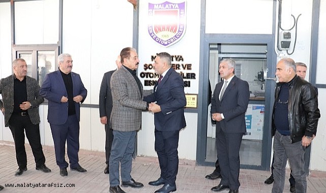 Malatya TSO'dan Şevket Keskin'e tebrik ziyareti