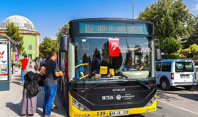 Malatya'da bayram süresince ulaşım ücretsiz