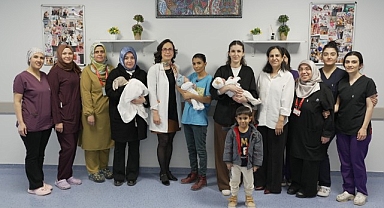 MEAH'ta 750 gram altı 3 prematüre bebek taburcu edildi