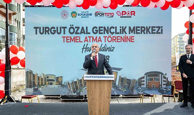 Turgut Özal Gençlik Merkezi'nin temeli atıldı