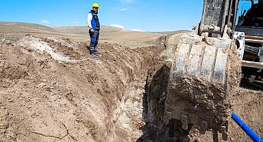 Arguvan Gümüşlü'ye bin 500 metrelik içme suyu hattı