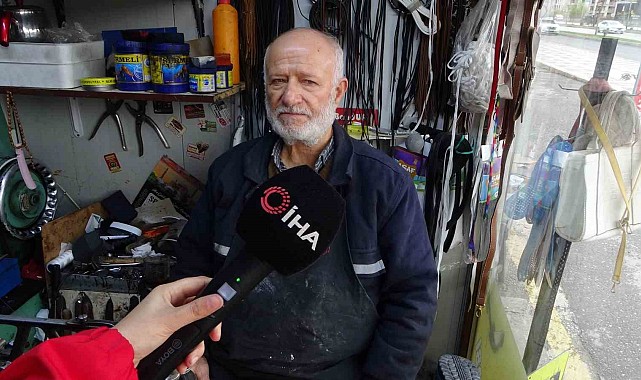 Baba mesleğini 45 yıldır sürdüren ustadan gençlere 'meslek öğrenin' tavsiyesi