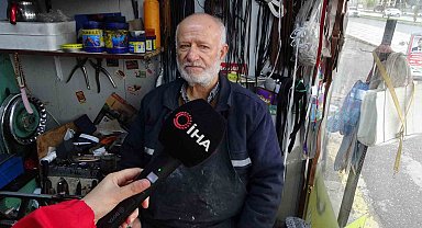 Baba mesleğini 45 yıldır sürdüren ustadan gençlere 'meslek öğrenin' tavsiyesi