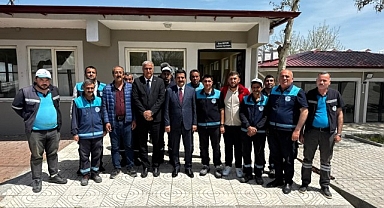 Başkan Taşkın taziye hizmetlerinin merkezinde inceleme yaptı