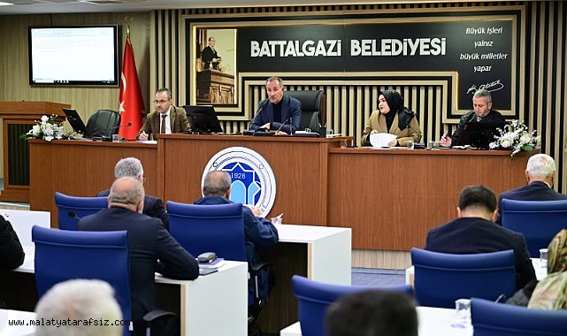 Battalgazi Belediyesi Nisan ayı meclis toplantısı tamamlandı