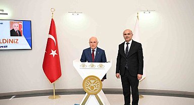 Cemil Çiçek, Başkan Er'i ziyaret etti