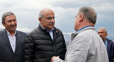 Darende'de dolu afeti sonrası mahallelere ziyaret