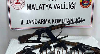 Doğanşehir'de silah operasyonu: 3 gözaltı