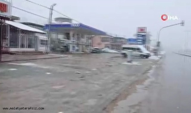 Malatya'da kar yağışı etkisini artırdı