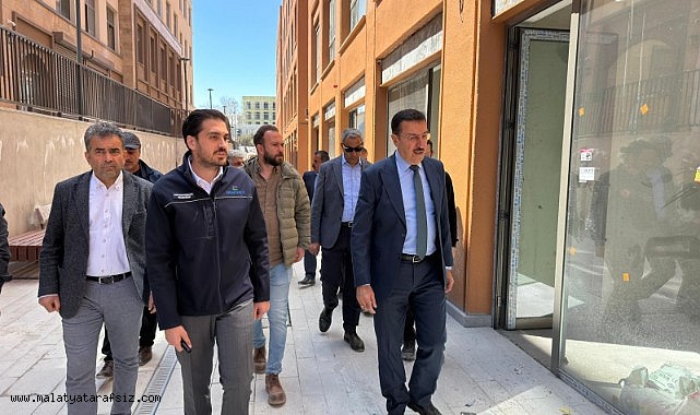 Malatya'da yeni çarşıda tüm dükkanların mayıs sonu itibarıyla teslim edilmesi bekleniyor
