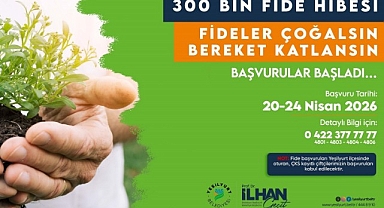 Yeşilyurt Belediyesi 300 bin adet fide dağıtımı yapacak