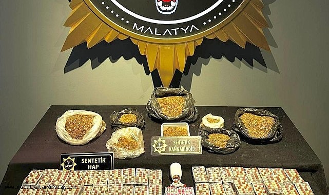 Malatya'da uyuşturucu operasyonu: 5 gözaltı