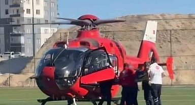 Malatya'da ambulans helikopter 62 yaşındaki hasta için havalandı