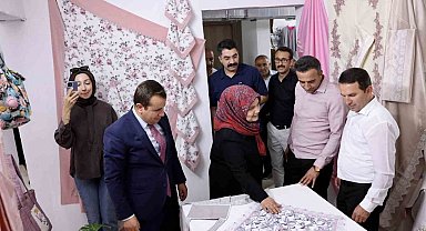 Akçadağ'da hayat boyu öğrenme sergisi açıldı