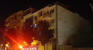 Malatya'da apartman çatısında göçük