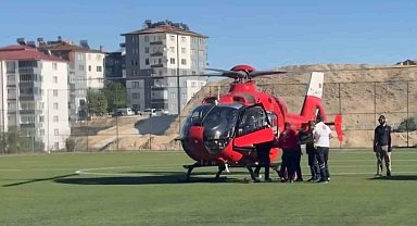 Malatya'da ambulans helikopter 66 yaşındaki hasta için havalandı