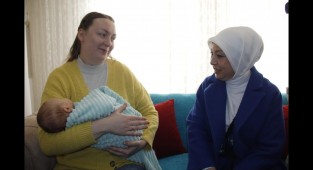 Ukraynalı Aile Malatya da