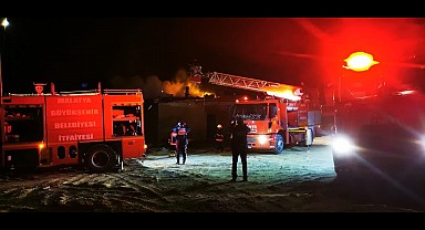 Malatya'nın Akçadağ İlçesinde Ev Yangını