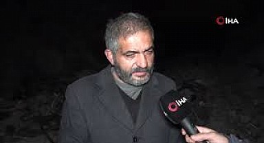 Malatya'da depremde  apartmanın yıkılma anları kameralara yansıdı